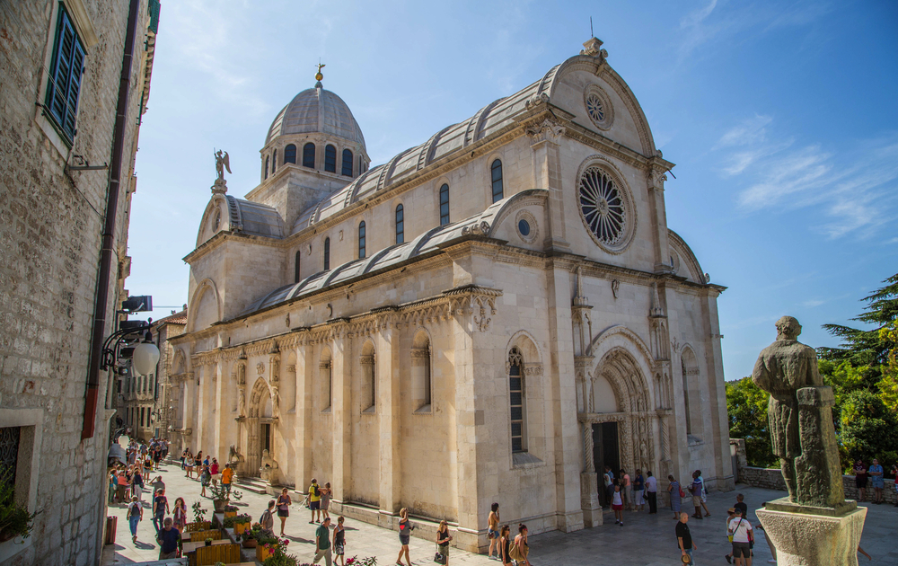 Kirche der Heiligen Barbara in Šibenik, Kroatien