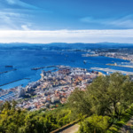 Blick vom Felsen von Gibraltar