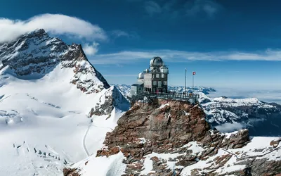 Sphinx-Observatorium auf dem Jungfraujoch