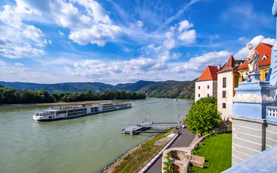 Dürnstein an der Donau in der Wachau, Österreich