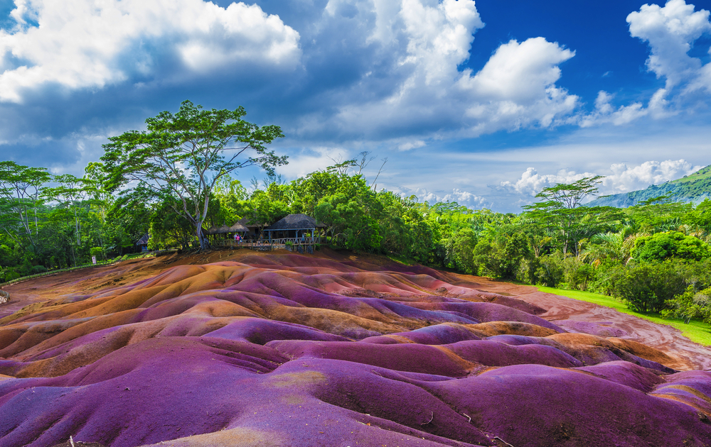 Siebenfarbige Erde auf Mauritius