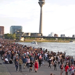 Rheinpromenade in Düsseldorf