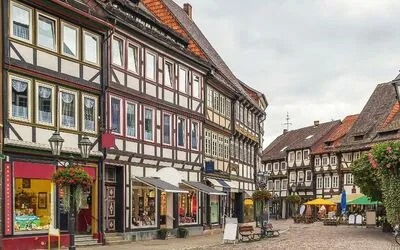 Innenstadt von Einbeck, Deutschland