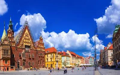Rathaus in Breslau